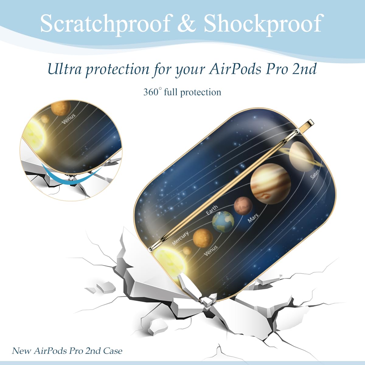 Amazon | AirPods Pro2ケース 宇宙柄 星柄 銀河 AirPods Pro2カバー 第
